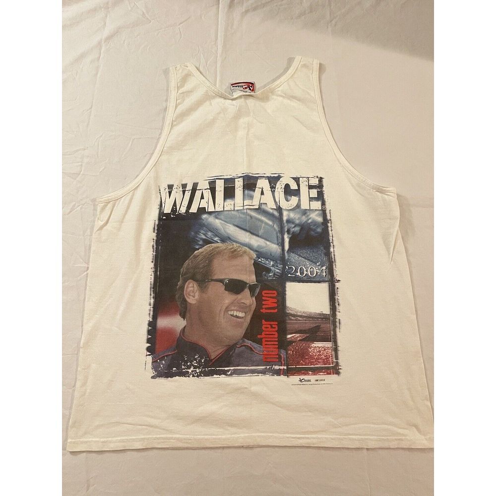 Vintage NASCAR Chase Authentics Rusty Wallace Tank Top T-Shirt‎ XL 2005